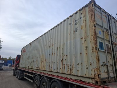 LODŽ, 40´HC, AS IS, 1450€ = 35330KČ