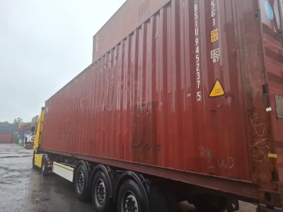 LODŽ, 40´HC, AS IS, 1590€ = 38700KČ